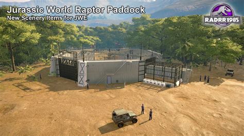 Jurassic World Raptor Paddock For Jurassic World Evolution 1 New Scenery Items Guide By