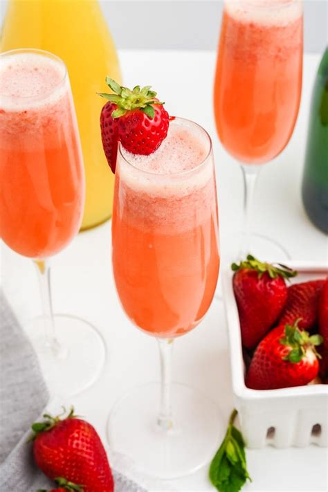 Simple Strawberry Mimosa Recipe Wholefully