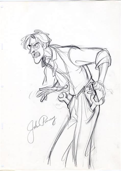 Since the latter character is not moving, it can be displayed in this scene using only one drawing, on one cel, while multiple drawings on multiple cels are used to animate the speaking character. ATLANTIS Animation Character Drawing MILO THATCH | Walt Disn… | Flickr