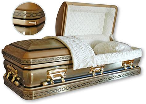 American Embossed Gold Downes And Wilson Funeral Home