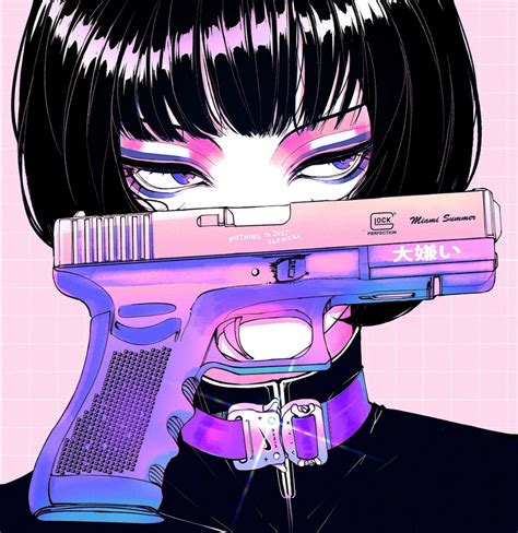 Vinne On Twitter Cyberpunk Art Aesthetic Anime Girls Cartoon Art
