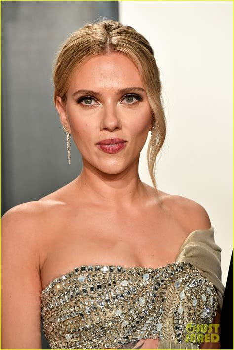 Scarlett Johansson Shows Off Tattoos In Oscars Party 2020 Dress Photo