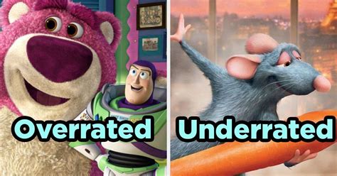 Are These Pixar Movies Underrated Overrated Or Accurately Rated In Pixar Movies