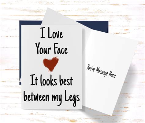 Dirty Card For Him Naughty Cards For Boyfriend Funny Card Etsy