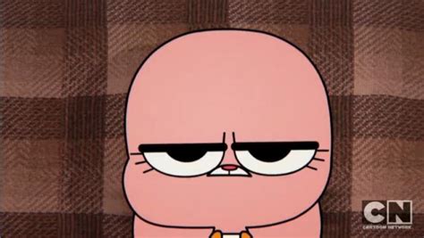 Anaiss Grumpy Face The Amazing World Of Gumball Image