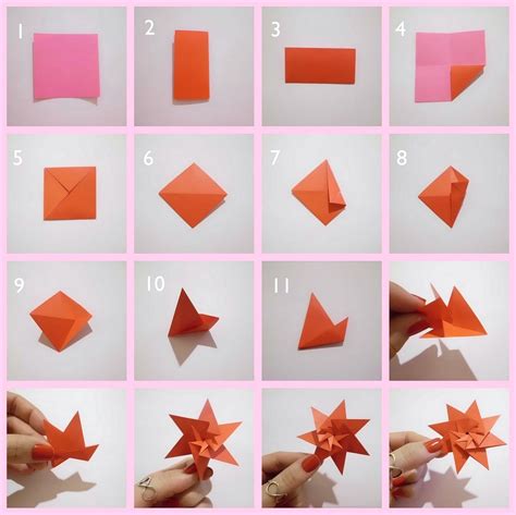 membuat hiasan dinding kamar kertas origami