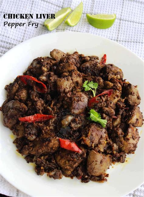 The chicken livers are soo good!! CHICKEN LIVER PEPPER FRY - CHICKEN LIVER RECIPES