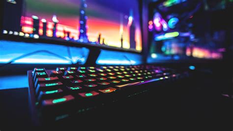 Download Pc Gaming, Keyboard, Monitor, Computer Wallpapers - Gaming ...