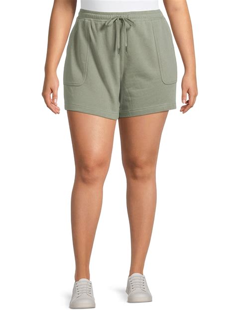 Terra And Sky Womens Plus Size Pull On Knit Shorts Nepal Ubuy