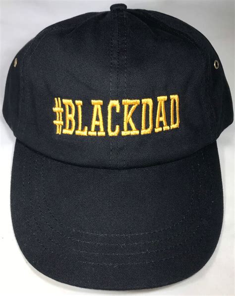Black Dad Embroidered Hat Black Fathers Matter Black Etsy