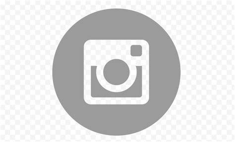 Instagram Logo Grey Background Free Png