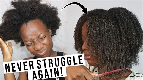 How To Detangle Your 4c Hair Before Washing Exactly How To Detangle 4c