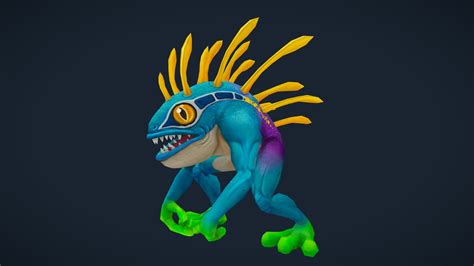 Murloc Fan Art 3d Model By Beccycollins 32a2f6a Sketchfab