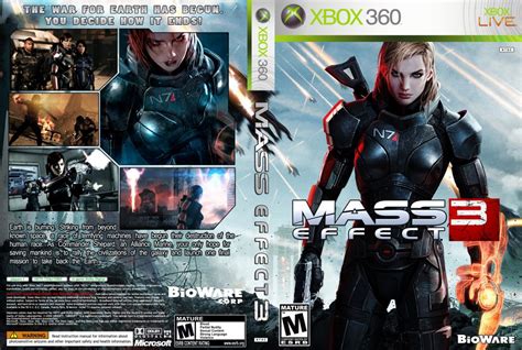 Mass Effect 3 Femshep Xbox360 Cover Xbox 360 Game Covers Mass Effect 3 Xbox360 Femshep Ut