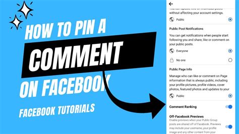 how to pin a comment in facebook post youtube