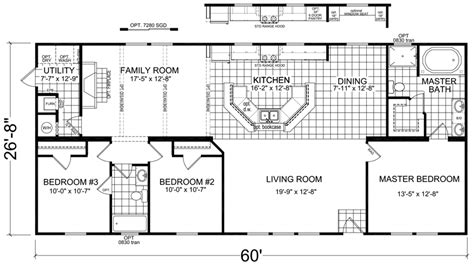 Double Wide Mobile Home Floor Plans Image To U