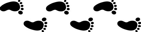 Foot Prints Clipart Best