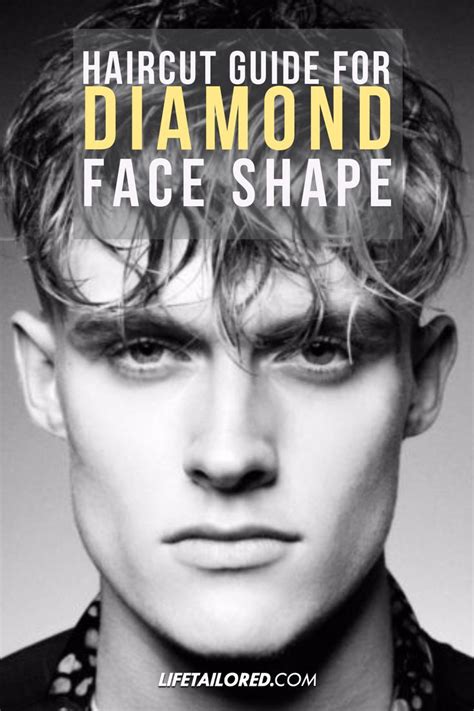 Best Haircuts For Men With A Diamond Shape Diamond Face Shape Diamond Shaped Face Haircut
