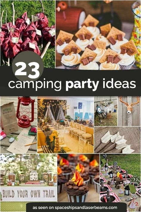 A Camping Themed Party Lends Itself To So Many Fun Outdoor Inspired Designs So We’ve Rounded Up