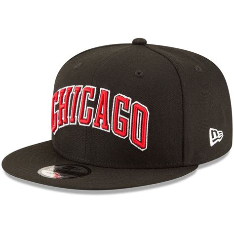 Mens New Era Black Chicago Bulls Statement Edition 9fifty Snapback Hat