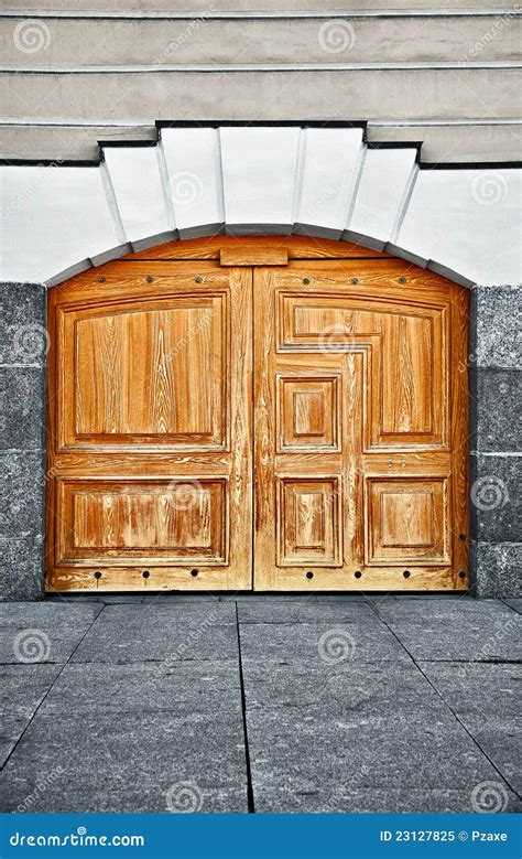 Large Old Wooden Door Stock Image Image Of Background 23127825