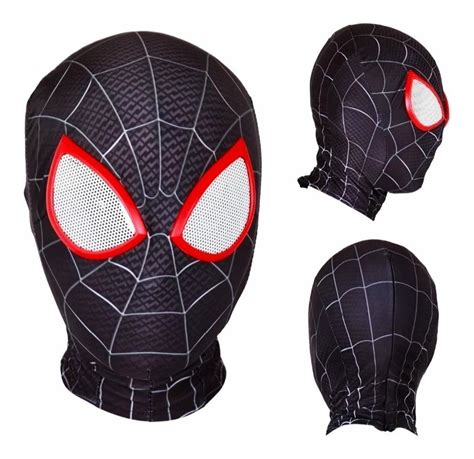 Mascara Premium Miles Morales Spiderman Cuotas Sin Interés