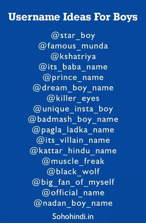 Best Instagram Names