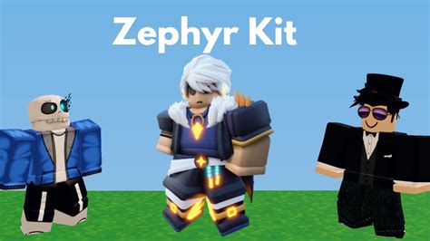 Zephyr Kit Gameplay Roblox Bedwars Youtube