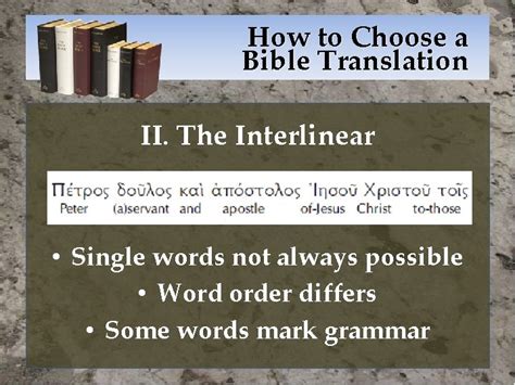 How To Choose A Bible Translation Textual Basis