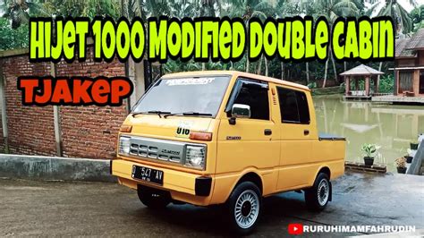Daihatsu Hijet Modifikasi Double Cabin Youtube