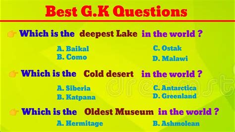 Top 20 World Gk Questions And Answers Mcq Gk Gk General Knowledge