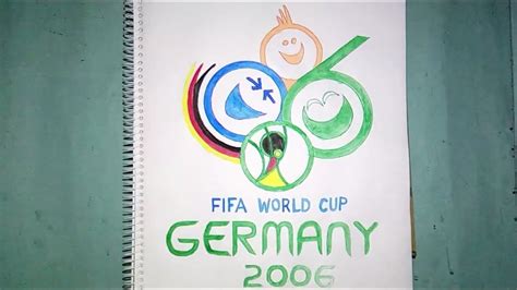Fifa World Cup 2006 Germany Logo Drawing With Watercolors Youtube