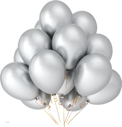 Silver Party Balloons Png Image Purepng Free Transparent Cc0 Png