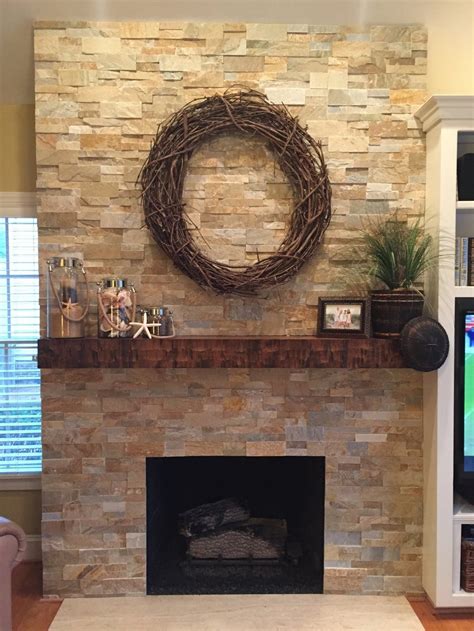 Interior Stone Trends Stacked Stone Fireplaces Fireplace Fireplace