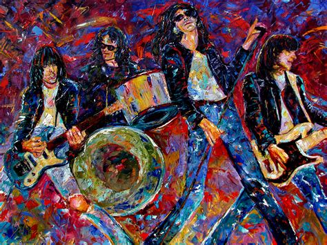 Debra Hurd Original Paintings And Jazz Art The Ramones