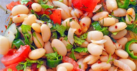 Coat a nonstick pot with. Northern Bean Salad - 12 Tomatoes
