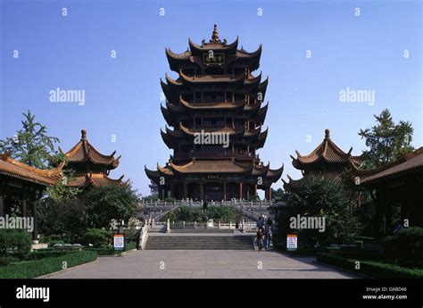 The Yellow Crane Tower Or Huang He Lou A Traditional Chinese Tower