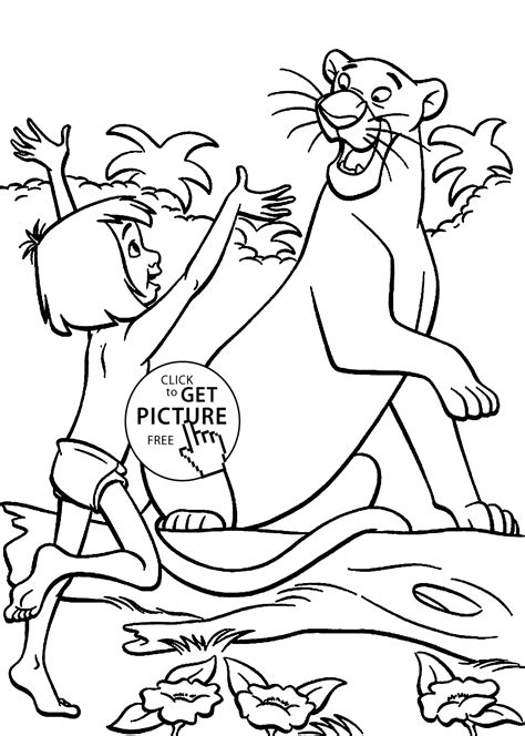 Jungle Printable Coloring Pages Coloring Home