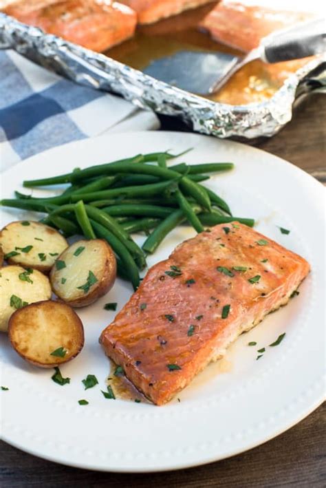 I make my salmon this way very often in my convection oven, the mayonnaise coating will seal in flavor and moistness creating the most flavorful moist salmon! Oven Roasted Maple Salmon Recipe