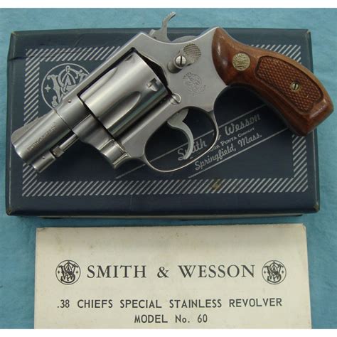Smith And Wesson Model 60 Ss Chiefs Special
