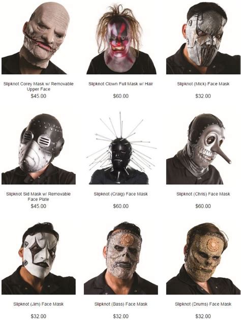 Nicht schwer, trotz vieler details! Slipknot: Offizielle Masken zu Halloween erhältlich