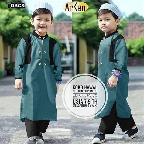 40 Koleski Terbaik Baju Muslim Anak Cowok 2019 Mutacion Visual