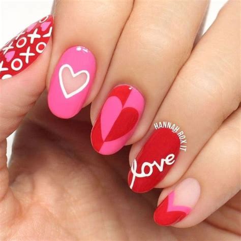 Amazing Heart Nail Art Designs Ideas For Valentines Day 05 Pretty