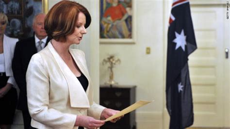 Gillard Sworn In As Australian Prime Minister