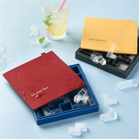 Tetris Ice Cube Tray With Cover Adorable Ice Maker Style Degree