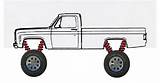 How To Draw Lifted Trucks Images
