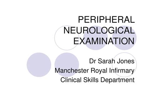 Ppt Peripheral Neurological Examination Powerpoint Presentation Free