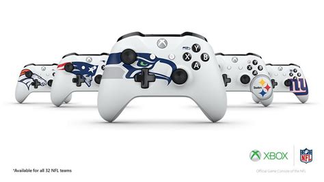 Custom Nfl Xbox One Controllers Now Available On The Xbox Design Lab