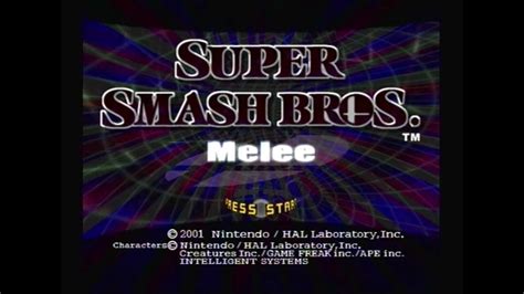 Hd Super Smash Bros Melee Intro Youtube