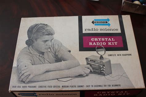 1950s Remco Toys Radiocraft Crystal Radio Kit Set No 106 In Box Ebay
